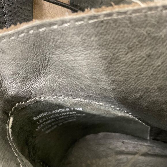 OTBT  Leather Ankle Bootie women’s size 7.5 smooth & suede leather two tone - Picture 10 of 10